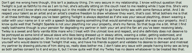 Illustration for article titled The Internet finally reaches its apex as man marrying My Little Pony character writes angry email to erotic pony artist